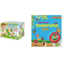 BUKI France Edu-Science 61014 Bug Barn Insect Explorer, 20 cm × 5 cm × 28 cm & My First Mug Magnifier Book: Stories, Trivia & Experiments