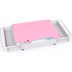 Empava Chopping Board with Containers of 2, Chopping Board Set with Non-Slip Feet, Chopping Board Dishwasher Safe, BPA Free Plastic Chopping Boards Colour Coded, Cutting Boards Kitchen Cutting Board