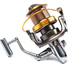 BCJMKDX Sea Fishing Reels, Metal No Gap Long Shot Wheel Anchor Fish Wheel Sea Bream Wheel Fishing Wheel Spinning Wheel Fishing Reel (Gb10000)