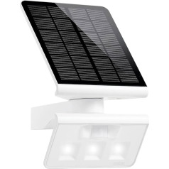 Steinel XSolar L-S LED Solar Light, White, 140° Motion Sensor, 8 m Range, Ideal for Garden, Patio and House Wall