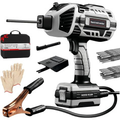 Handheld Welding Machine, Portable 220 V Arc Welding Machine with 20 Welding Rods, IGBT Inverter, 6 Variable Current Adjustment, Electric Welding Machine Set for 3/32-1/8 Inch (2.5-3.2 mm) Welding