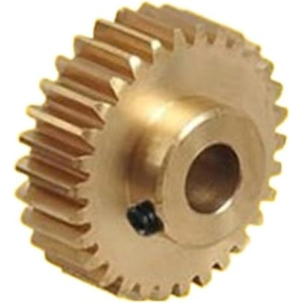 Modulritzel, Motorritzel, 1 Stück 0,5 Modul 40T 41T 42T 45T 47T 49 Zähne Kupferzahnrad 0,5M 46 Zähne Ritzel Stirnrad Miniaturmotor Kleines Zahnrad Stirnradkegel(3mm bore,49 Teeth)