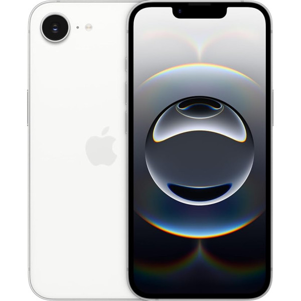 iPhone 16e 512 GB: Designed for Apple Intelligence, A18 Chip, Gigantic Battery Life, 48 MP Fusion Camera, 6.1 Inch Super Retina XDR Display, White