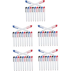 Housoutil 5 Sätze Radierbare Whiteboard Marker Und Wiederverwendbare Stift Für Schule Büro Und Zuhause Für Planung Notizen Und Kreative Anwendungen 12 Stück * 5