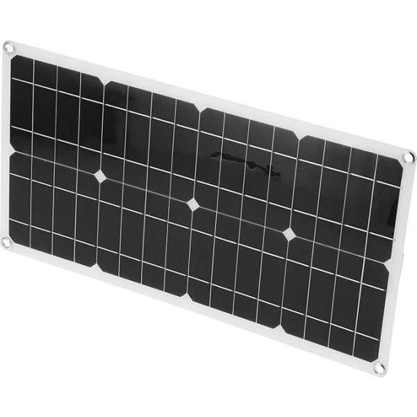 Solar-Ladegerät, 40 W, Dual-USB-Ausgang, Polykristallines Silizium-Solarpanel, 20% Hoher Umwandlungswirkungsgrad, Flexibles Solarpanel