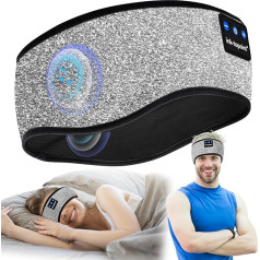 Sleep Headphones Bluetooth, Sleep Headphones Headband Bluetooth 5.4 Headphones Gift for Men / Women with Ultra Thin HD Stereo Speaker for Sports, Sleeping, Travel, Meditation, Relaxing