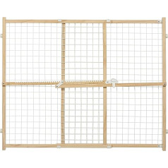 MidWest Homes for Pets Model 2932WWM-2 Pet Barrier Safety Gate 81cm High Extends from 74-127cm Width Wooden