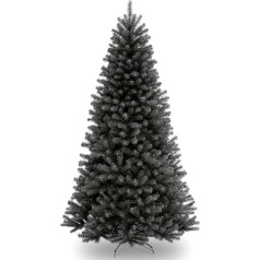National Tree Company North Valley Black Spruce Artificial Christmas Tree with Stand - 2.3m