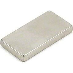Magnet Expert® 40 x 20 x 5mm thick Ultra High Performance N52 Grade Neodymium Magnet - 15.1kg Pull ( Pack of 40 )