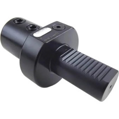 GWGQTELENC Holder for Indexable Inserts with Inner Coolant Supply Form E1 for Drill Rods with Cylindrical Shaft (E1-30 x 16)