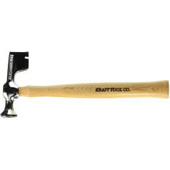 Kraft Tool S DW354 Hammer mit karierter Schlagfläche, leicht, 368,5 g, mit 35,6 cm langem Griff