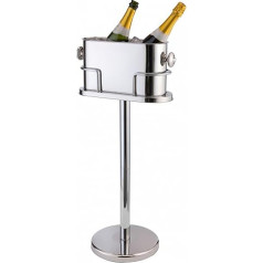 Double Wine/Champagne Cooler & Stand Restaurant Bucket Bar