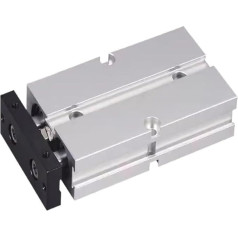TN Pneumatischer Doppelachsenzylinder, Magnettyp-Luftzylinder Aluminiumlegierungsmaterial TN10/16/20/25/32 mm(125MM*25MM)