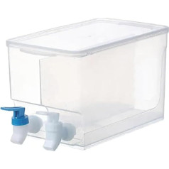 5.2L Cold Water Bucket with 2 Taps, Large Capacity Beverage Water Dispenser for Home, Party, Bar, Summer Accessories