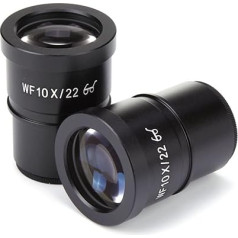Mikroskopbeobachtung 2 stücke wf20x. Mikroskop-Oknoffel-Linse for Stereomikroskop Weitfeld 10mm Okularobjektiv(MS30.5mm Reticle)