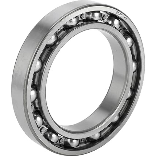 X AUTOHAUX 6020 Rillenkugellager, P6, 100 x 150 x 24 mm, geschmiert, offener Typ, silberfarben, Roller, Skateboard-Rad