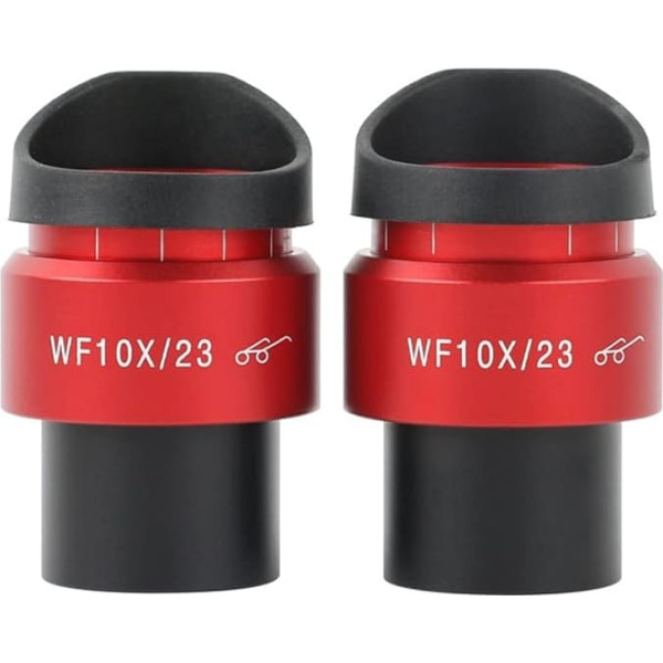 Mikroskop-Zubehör WF10X/23 Mikroskop-Weitwinkel-Okular-Augenpunkt-Objektiv, verstellbar, Weitfeld, 30 mm, Mikroskop-Okular-Haltbarkeit und zuverlässige Leistung