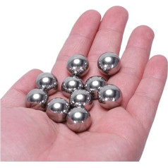 Kugellager, Lagerkugeln, massive Präzisionslagerstahlkugel, große Stahlkugel, 41 42 43 44 45 46 47 48 49 50 50,8 mm abgerundet 1 Stück(8.1mm)