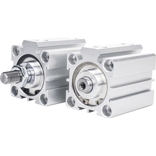 Dünner Zylinder mit Außenzahn SDA20/25/32/40/50/63/80/100 x 5/10-50B, pneumatischer Vierkant (SDA20-25-B)