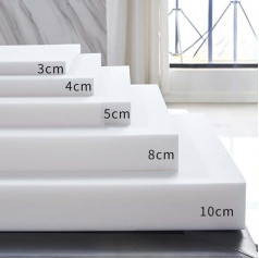 Polsterschaumstoff, individuelle Größe, für Sitzkissen, Esszimmer, Hocker, Stuhlkissen, hochdichte Schaumstoffplatten, Wohnaccessoires, Polsterung, 13 cm dick