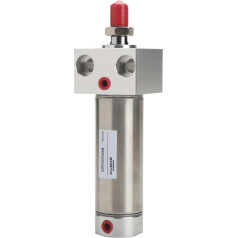 Mini Pneumatischer Gasdruckzylinder mit quadratischem Kopf aus Edelstahl MARU20-25-32-40-50-63 x 75-100X150(MARU63-300)