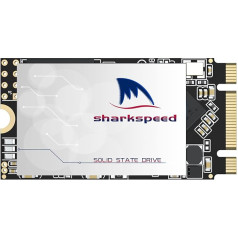 SHARKSPEED SSD 250GB M.2 2242 Hard Drive Internal 3D NAND SATAIII 6Gb/s, High Performance Solid State Drive for Desktop PC and Laptop (250GB, M.2 2242)