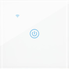 72-087# Inteliģentais gaismas slēdzis stikla wifi tuya