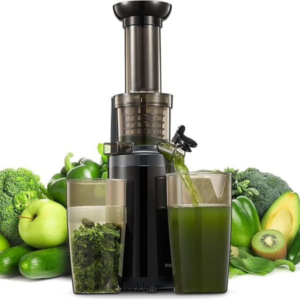 Juicer Machine, Reemix Cold Press Juicer Machine, Compact Size