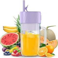 Blender Smoothie Maker, Smoothie Mixer Small, Mini Portable Blender, Portable Mixer USB, Smoothie Maker to Go, Stand Mixer 400 ml, BPA-Free, PulseMotion & BlendPro Technology