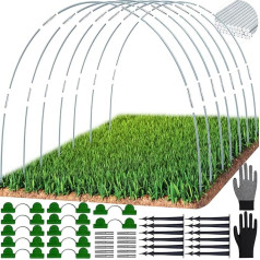 ZeiLaBang Kakadi Plant Tunnel Arches, Pack of 30 Tunnel Arches for Raised Bed, Polytunnel Arches, Garden Tyres, Raised Bed, Polytunnel for Raised Bed, Greenhouse Tyres, Greenhouse Tunnel, Plant Tunnel