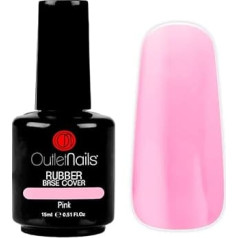 Rubber Base 15 ml Pink - Pink - Permanent Nail Polish - Gel Nails Outlet Nails