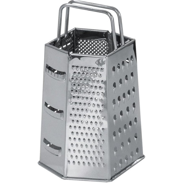 Fackelmann Grater 21.5 cm Hexagonal Rust-Proof