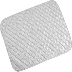 Foldable Ironing Mat, Grey Cotton Ironing Blanket Heat Resistant Steaming Mat (Without Magnet)(60*55cm(Without Magnet))