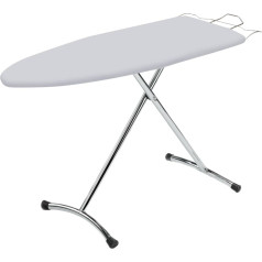 Top House Italia Relax Ironing Board – 123 x 39 cm – Space-Saving Robust Folding – Wrinkle Resistant Cover