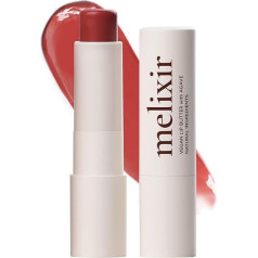 Melixir Vegan Lip Butter #02 Nude Crumble (Tinted) (+ 8 Other Colours) 3.9 g, Bee-Free, Petrolatum Free, Deep Nourishing Vegan Lip Balm on a Plant-Based Base