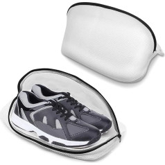 2 Pack Trainer Washing Machine Bags Laundry Bags Shoe Washing Machine Bag Premium Breathable Reusable Multi-Protection Laundry Net for Shoes Clothes Socks Ideal as
