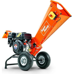 SuperHandy Wood Shredder, Branch Shredder, Petrol Shredder, 196cc Engine, Robust, Compact, Rotor Assembly Design, 5 cm Maximum Capacity, Helps with Fire Prevention and Construction of Fire Breaks