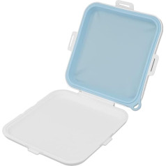 Sandwich Container, Portable Sandwich Storage Box, Reusable Sandwich Food Storage Container, Sandwich Box for Children and Adults (Black)