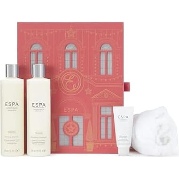 ESPA | Haircare Collection | Includes Shampoo, Conditioner, Scalp Mud & Hair Wrap