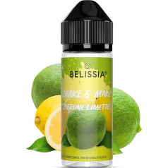 Belissia Shake and Make - Lemon Lime - High Dose Food Aroma 10 ml with Practical Shaker Bottle for Mixing. For Food, Cooking, Baking, Hobby, Room Refreshment etc.