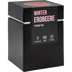 teeverliebt - Winter Edition Winter Strawberry Gift Box Fruit Tea 80 g | Loose Fruit Tea | Delicious Tea Mix Ideal as a Gift