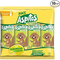 ASPIL Aspitos (Gluten Free Baked Corn Snack) ASPIL 40 g Pack of 10