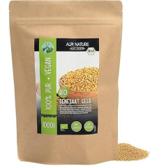 Alpi Nature Mustard Seeds Organic Yellow White 1 kg Mustard Seeds Yellow Mustard Seed Organic Yellow Mustard Seeds