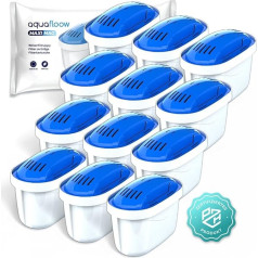 Aquafloow Magnesium Water Filter Cartridges Compatible with Dafi Unimax Aquaphor A5 Brita Maxtra+ Philips AWP212/10-12 Pack