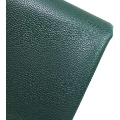 MUYUNXI Faux Leather Upholstery Fabric Sold by the Metre for Furniture Sofa Chair Cars Upholstery Cars Decorations DIY Crafts Sewing 160 cm Wide Sold by the Metre (Colour: Dark Green)