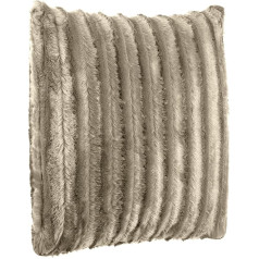 Brandsseller High-quality exclusive fur cushion - faux fur / mink look - especially soft and cuddly with filling - size: 50 x 50 cm