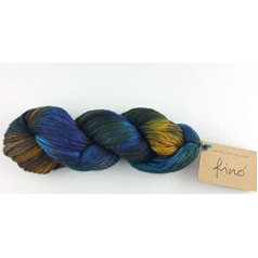Manos Del Uruguay Silk Blend Fino 7292 Stellar, 100 g, Wool with Silk for Knitting and Crocheting, Merino Silk Blend, Hand-Dyed with Colour Gradient