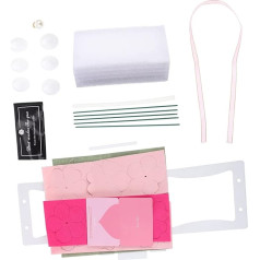 SHINEOFI 1 Satz Jacquard Toys Flower Making Kit Für Handgefertigte Blumenkörbe Material Zur Herstellung Von Blumenkörben Handbetätigtes Für Korbwaren Nicht Gewebt