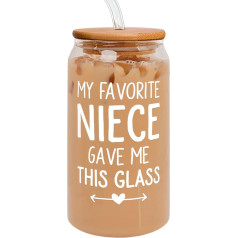 Aunt Gifts from Niece - Gifts for Aunt - Aunt Gifts from Niece - Aunt Birthday Gift, Mother's Day Gifts for Aunt - Gifts for Aunt - Gift for Aunt - Aunt - Aunt - 473ml Aunt Tin Glass