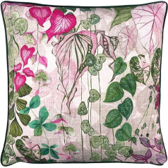 Paoletti Veadeiros Botanical Piped Square Cushion Cover